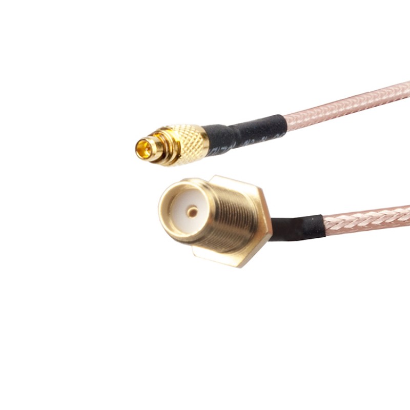 RJXHOBBY MMCX to SMA Female 120mm Low Loss FPV Antenna Extension Cable Antenna Adapter