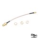 RJXHOBBY MMCX to SMA Female 120mm Low Loss FPV Antenna Extension Cable Antenna Adapter
