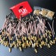 RJXHOBBY 120mm RF RG316 Pigtail SMA Female Antenna Connector to MMCX Male Coaxial Cable Adapter Right Angle