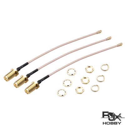RJXHOBBY RF Connector Pigtail Cable SMA Female to uFL/u.FL/IPX/IPEX Extension Cable