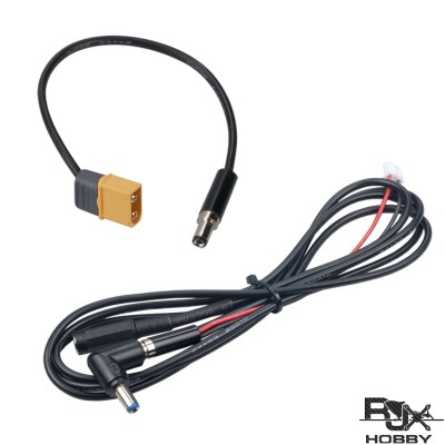 RJXHOBBY FPV Drone Dc5.5x2.1mm Battery Silicone Extension Line (for Fat Shark Goggle)