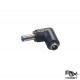 RJXHOBBY 90 degree DC power switch head Female DC5.5X2.5mm to Male DC5.5X2.1mm