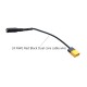RJXHOBBY XT60 Male Bullet Connector to Female DC 5.5mm X 2.1mm DC5521 Rubber Power Cable