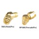 RJXHOBBY 2pcs SMA Male to RP SMA Female 45 Degree Antenna Adpater Connector For FPV Race RX5808 Fatshark Goggles Antenna 