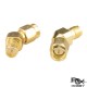 RJXHOBBY 2pcs SMA Male to RP SMA Female 45 Degree Antenna Adpater Connector For FPV Race RX5808 Fatshark Goggles Antenna 