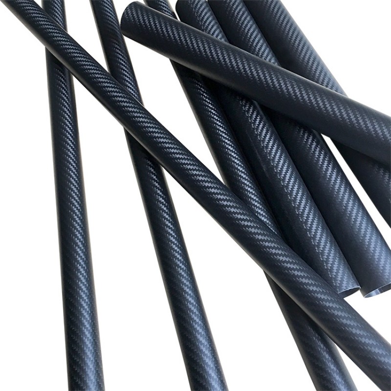 RJXHOBBY 3K Carbon Fiber Round Tube 1000mm (OD:31-40mm)
