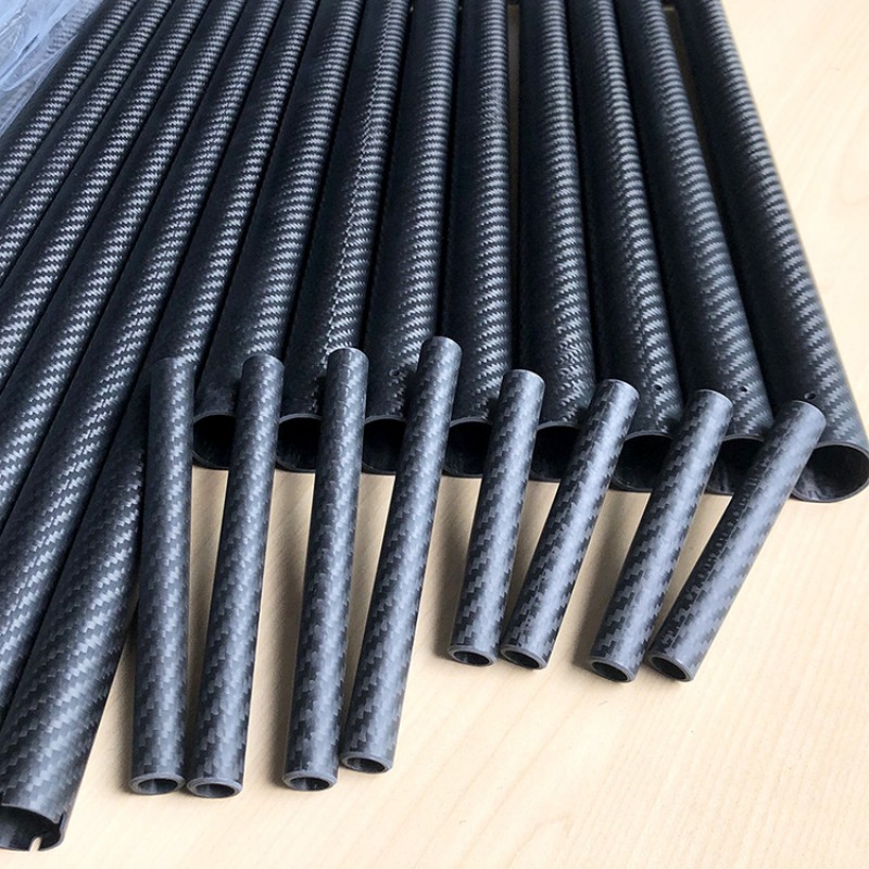 RJXHOBBY 3K Carbon Fiber Round Tube 1000mm (OD:31-40mm)