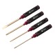 RJX 4pcs Flat Head Screw driver Tools Kit Set 3.0mm / 4.0mm / 5.0mm / 5.8mm for RC Models Car Boat Airplane