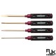 RJX 4pcs Flat Head Screw driver Tools Kit Set 3.0mm / 4.0mm / 5.0mm / 5.8mm for RC Models Car Boat Airplane