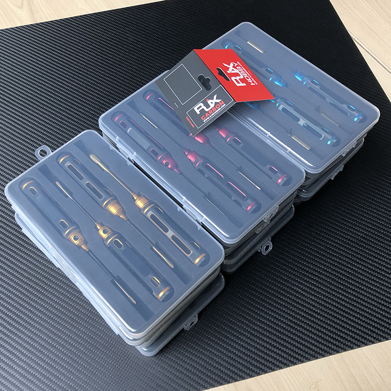 RJXHOBBY Hex /Nut/ Phillips/ Flat Screwdriver 16 pcs kits