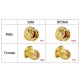 RJXHOBBY 2pcs SMA Female to RP SMA Male 45 Degree Antenna Adpater Connector for FPV Race RX5808 Fatshark Goggles Antenna 