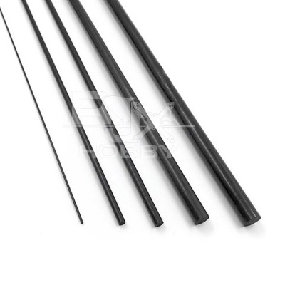 RJX 1pcs Carbon Fiber Solid Rods  Length 1000mm diameter 8.5-30mm