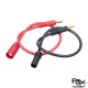 RJXHOBBY XT150 AS150  Anti-Spark Male to 4mm Bullet Banana plug Battery Charging Leads 300mm 12AWG