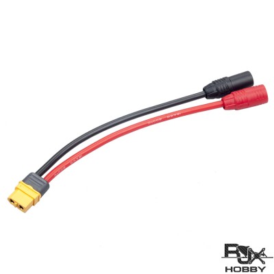 RJXHOBBY AS150 Male Female to XT60 Female 150mm 12AWG wire