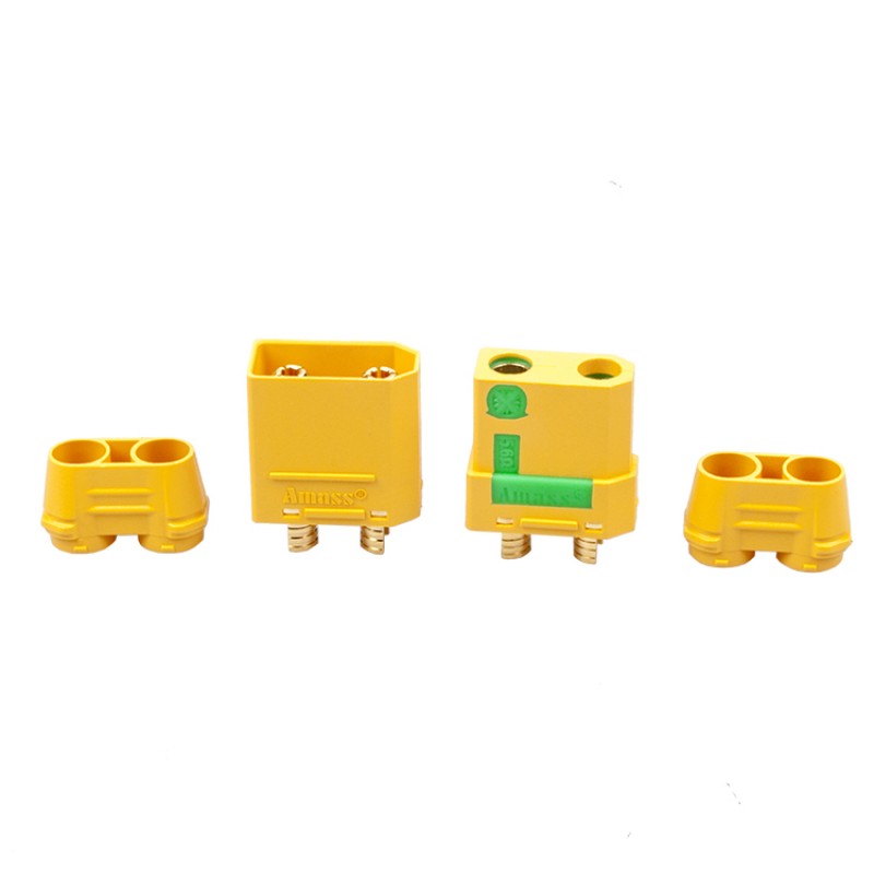 RJXHOBBY Anti Spark Male Female Set XT90-S Plug Connector With 150mm 10AWG Cable For RC Models Drone