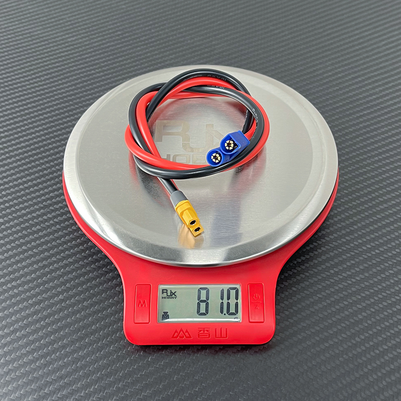 RJXHOBBY EC5 Male To XT60 Female Conversion Adapter 10AWG  for Lipo Battery