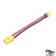  RJXHOBBY XT90-S Anti Spark Female to XT60 Male 10AWG 150mm Wire For RC model battery