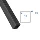RJX Square carbon fiber tube customized outer diameter	