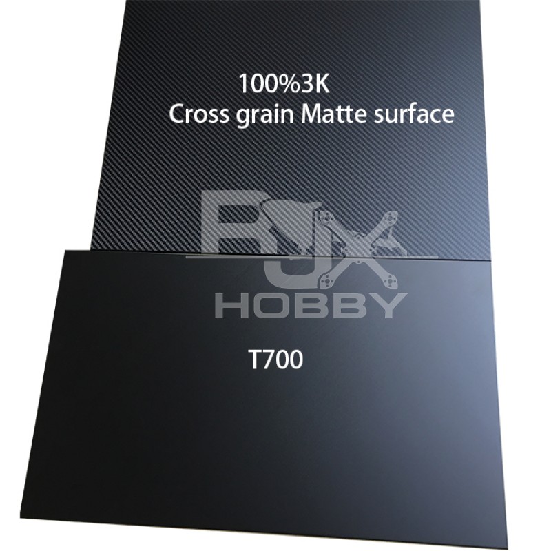 RJX  T700 45° Carbon Fiber Sheet 500x400x0.5-5.0mm