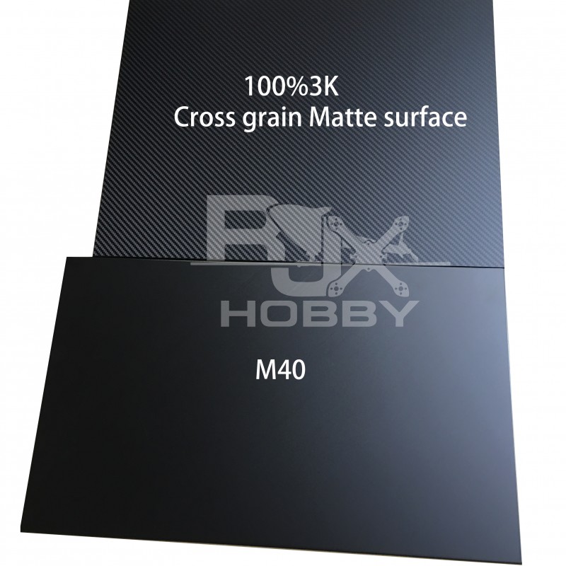 RJX  M40 Carbon Fiber Sheet 500x400x0.5-5.0mm