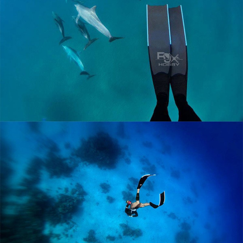 Customs Scuba Diving Fin blade Razor Carbon 