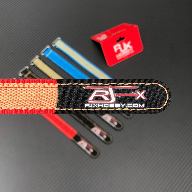 RJX Kevlar Battery Strap w/Metal Buckle– 2Pack(Width: 20mm Length: 150 /180 /200 /210 /220 /225 /230 /250/300/350/400mm ）