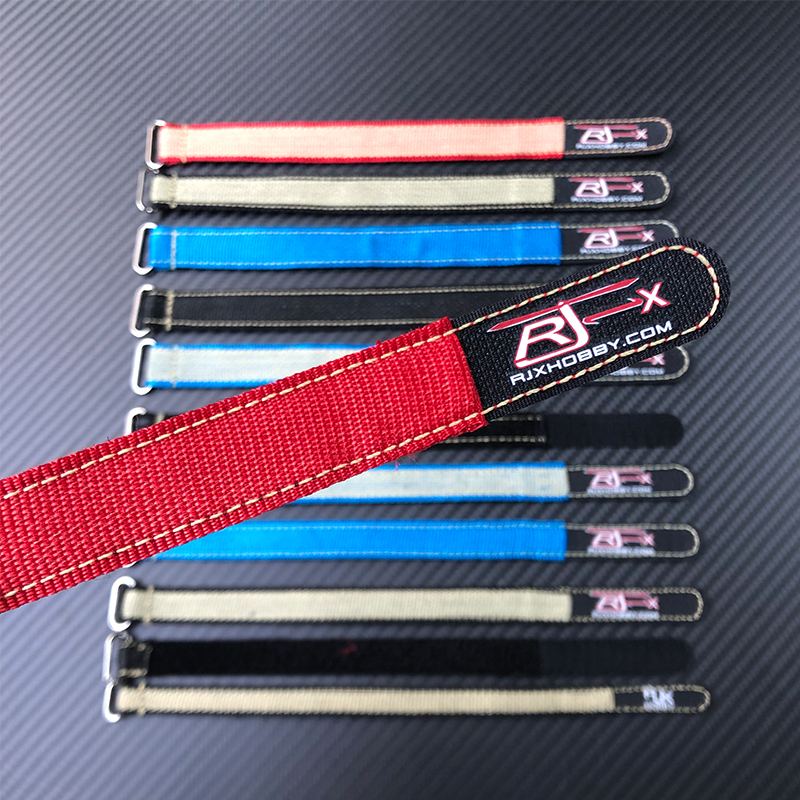 RJXHOBBY 2pcs Kevlar Battery Strap w/Metal Buckle(Width: 20mm Length: 150-1000mm ）