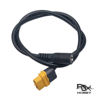 RJXHOBBY XT60 to DC 5.5x2.1mm Female Adapter Power Cable for Fatshark Skyzone Aomway Goggles