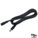 RJXHOBBY 1.5 meter DC5.5*2.1 1.5M Male to Female Extension cable for Bike Light connection