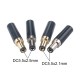 RJXHOBBY 2pcs DC 5.5 x 2.5mm Power Solder Plug End Connection