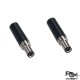 RJXHOBBY 2pcs DC 5.5 x 2.5mm Power Solder Plug End Connection