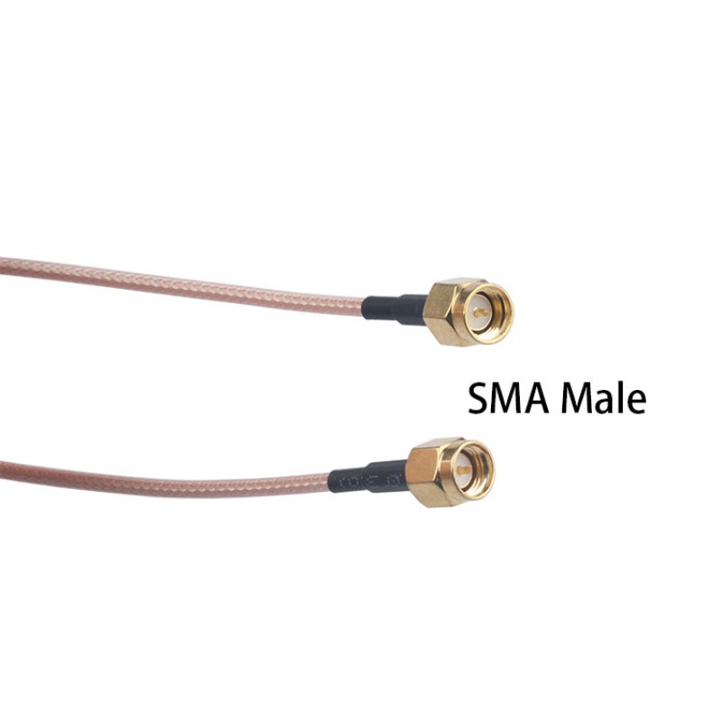 RJXHOBBY 1pcs RG316 15cm SMA Male to SMA Male with Connecting Line RF Coaxial Coax Cable Antenna Extender Cable Adapter Jumper