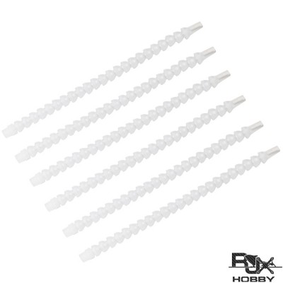 RJXHOBBY 6pcs 50cm Condenser Universal Lathe Machine Bamboo Water Pipe Plastic Cooling Plumbing Hoses