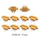 RJX 4pcs XT60E-M Connectors XT60 Male Plug RC Battery FPV Racing Drone