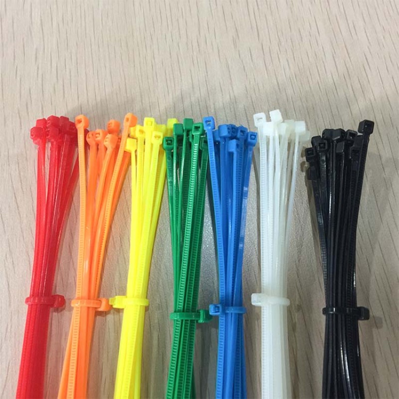 RJXHOBBY 40pcs Nylon Cable Ties Multi Color