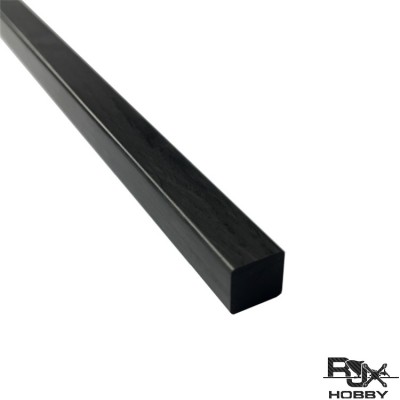 RJX 1pcs Carbon Fiber Square Solid Rods Length 1000mm diameter 2-13mm