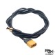 RJXHOBBY 1pcs XT60 Male to High Quality Gold Male DC 5.5mm X 2.5mm DC5525 Rubber Power Cable for TS100 Electric Soldering Iron