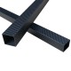 RJX 1pcs 15x12x1000mm Square carbon fiber tube