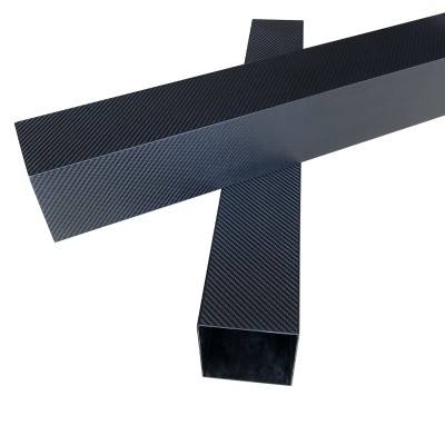 RJX 1pcs 38x40x1000mm Square carbon fiber tube