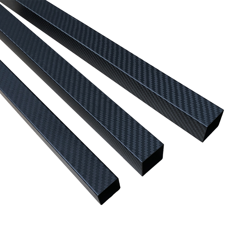 RJX 1pcs 15x12x1000mm Square carbon fiber tube