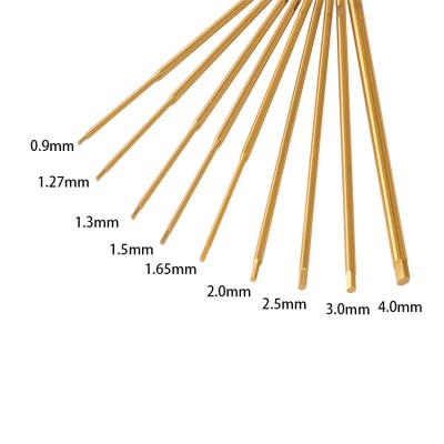 RJX Titanium 0.9 / 1.27 / 1.3 / 1.5 / 1.65 / 2.0 / 2.5 / 3.0 / 4.0mm Hex Screwdriver Bit Repairing Tool For RC models 