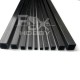 RJX 1pcs 1000mm Square Pultruded Carbon Fiber Tube Outside Square Inside Round OD:10mm