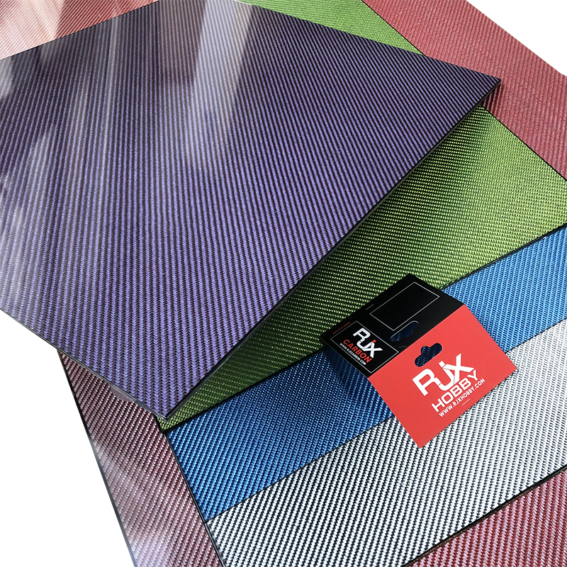 RJXHOBBY 1pcs 3K 100% Full Carbon Fiber Sheet 500x400x1.0-5.0mm(Twill glossy )