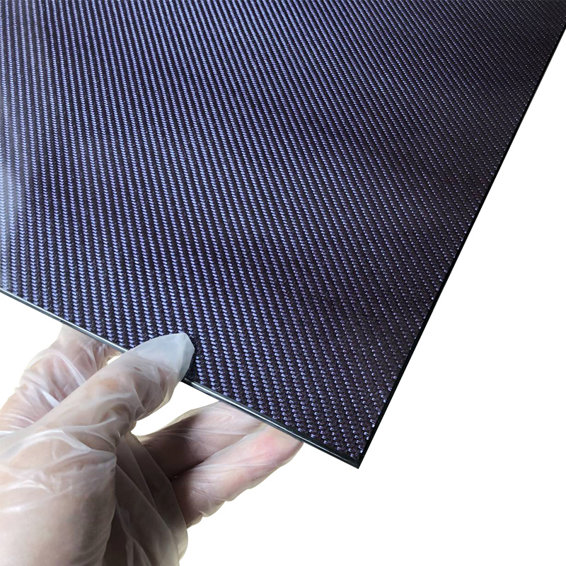 RJXHOBBY 1pcs 3K 100% Full Carbon Fiber Sheet 500x400x1.0-5.0mm(Twill glossy )