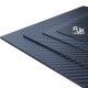 RJXHOBBY 1pcs 3K 100% Full Carbon Fiber Sheet 250x200x0.5-4.0mm(Twill matte )