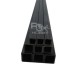 RJX 1pcs 1000mm Square Pultruded Carbon Fiber Tube Outside Square Inside Square OD:8-10mm