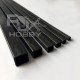 RJX 1pcs 1000mm Square Pultruded Carbon Fiber Tube Outside Square Inside Square OD:8-10mm