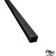 RJX 1pcs 1000mm Square Pultruded Carbon Fiber Tube Outside Square Inside Square OD:8-10mm