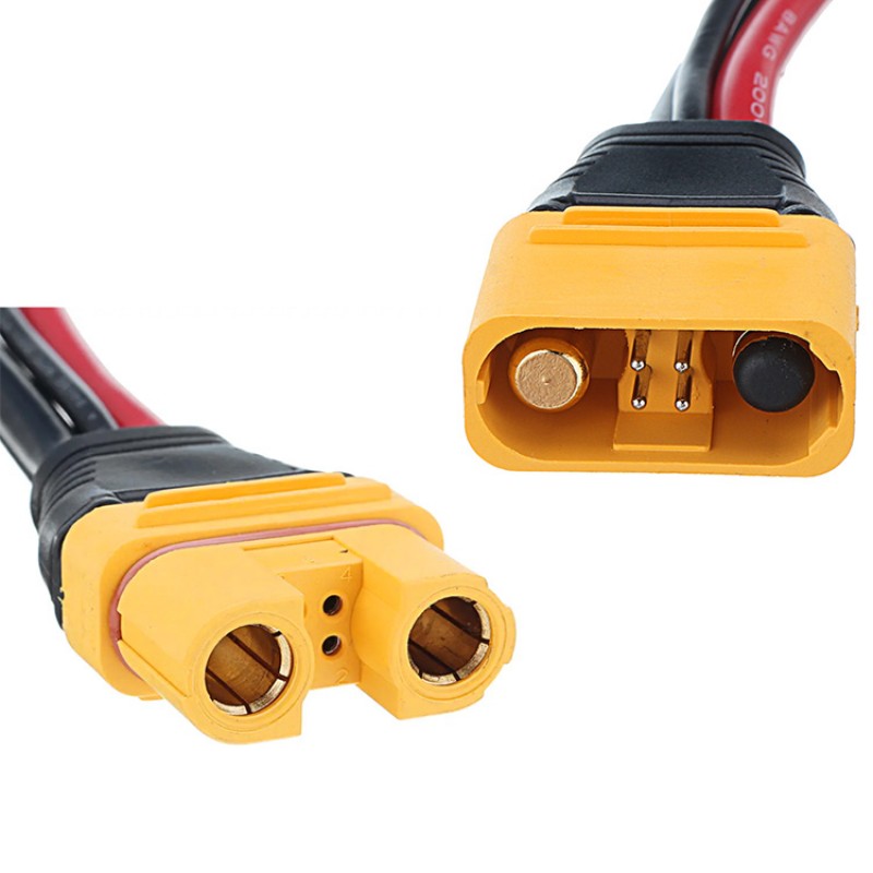 RJXHOBBY Amass AS150U Connector Anti Spark with Signal Pin with Short Silicone Wire Protective Cover (Female)