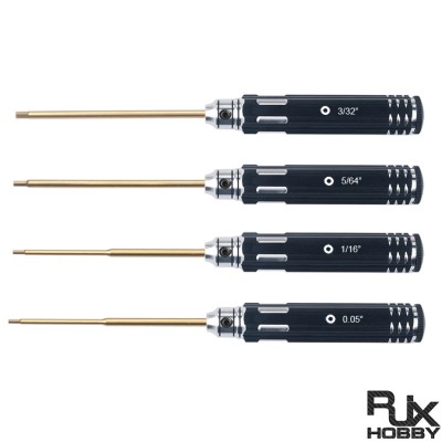 RJX RC Hex Screw driver Tools Kit 0.05", 1/16", 5/64", 3/32"